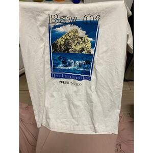 Vintage Bay Of Islands Princess Cruise Line Shirt Size 2XL